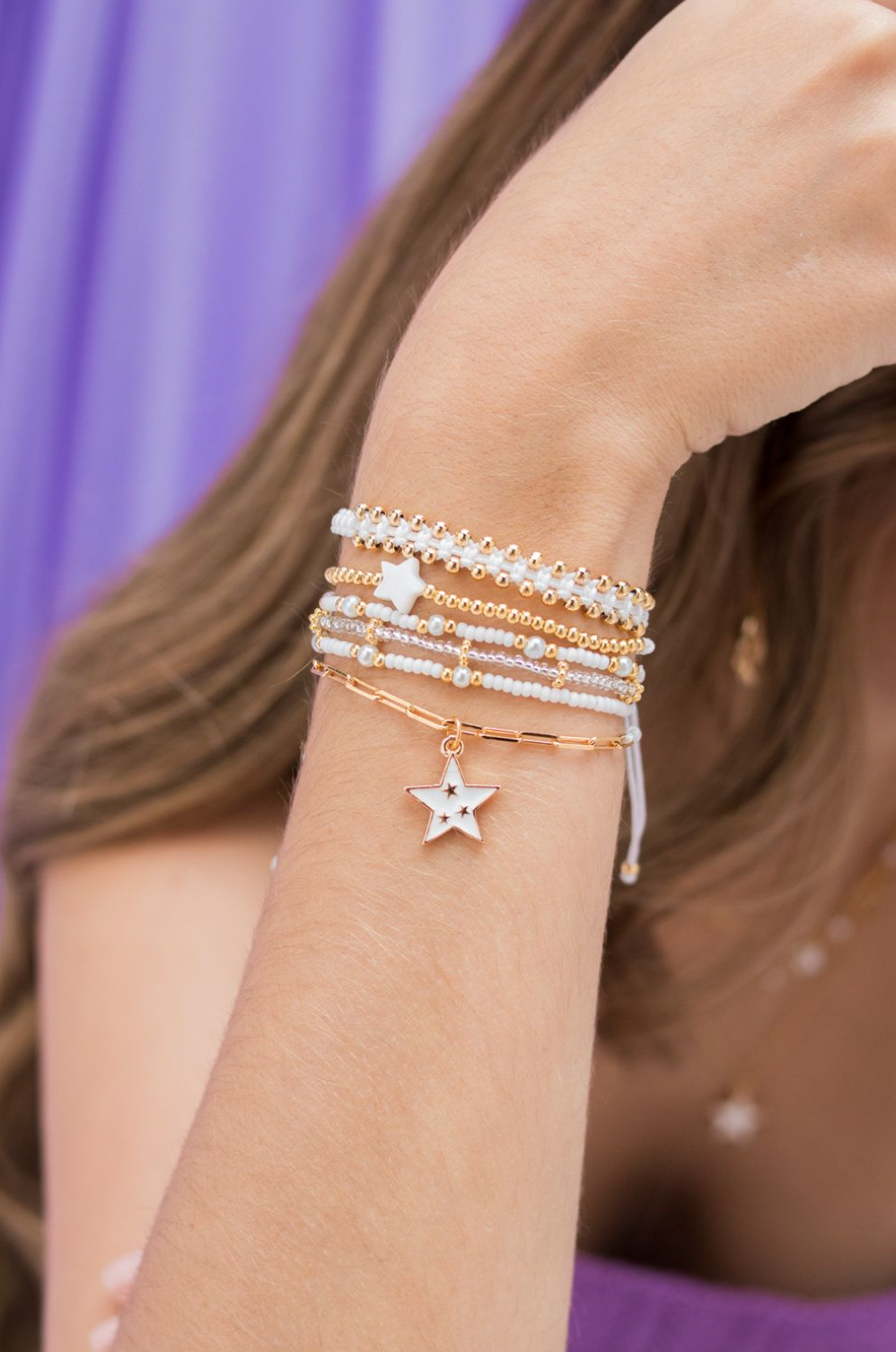 PACK PULSERAS WHITE STAR