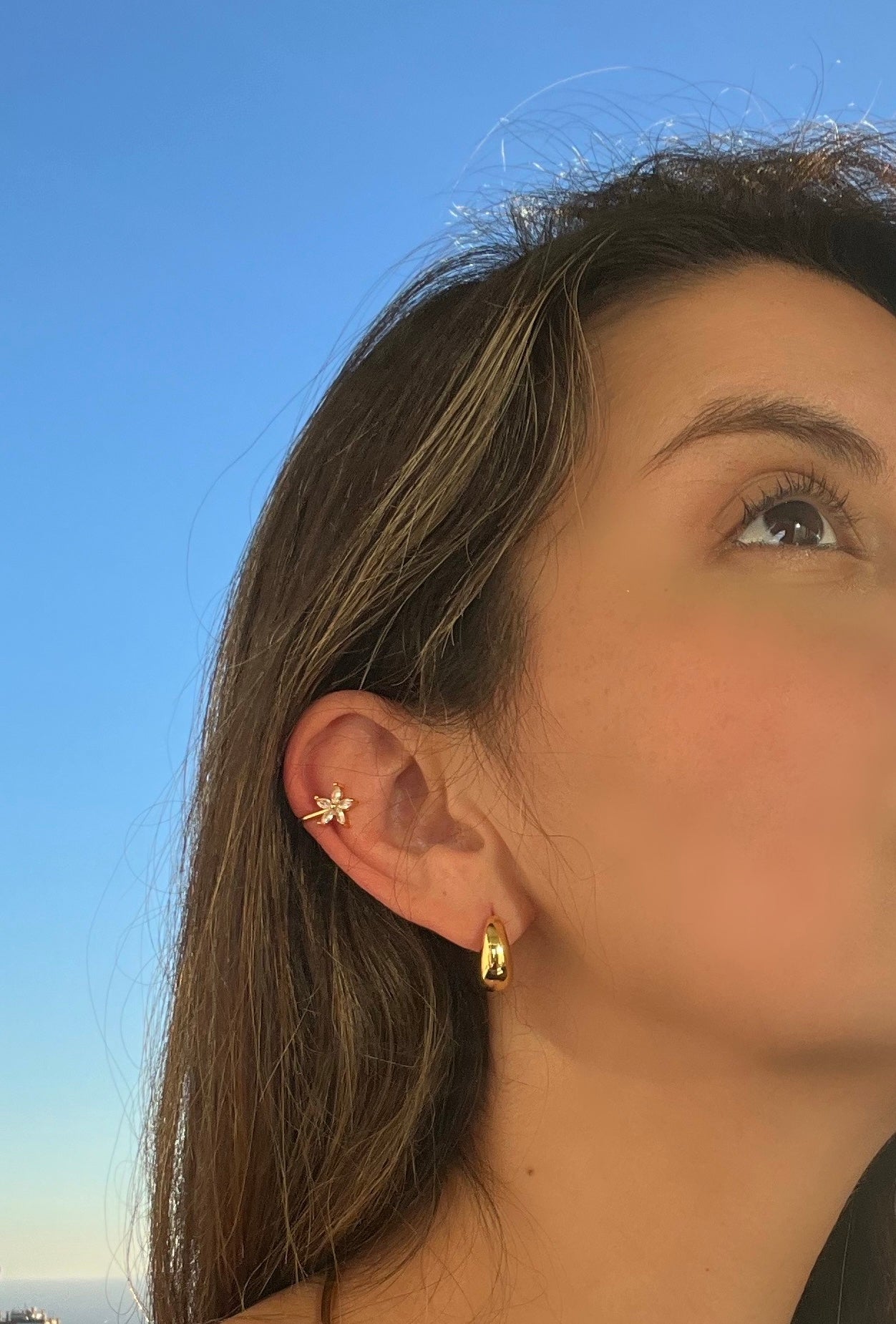 Earcuff Flor de Luz